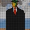 Le Fils de l’homme de René Magritte en perles