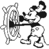 Steamboat Willie - 1929 - pixel art
