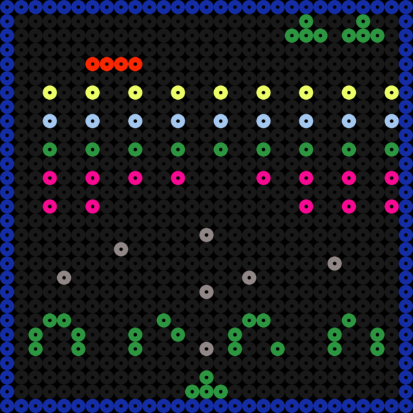 Bataille spatiale rétro