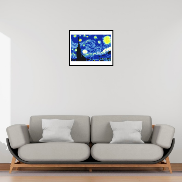 La Nuit étoilée de Vincent van Gogh encadrée