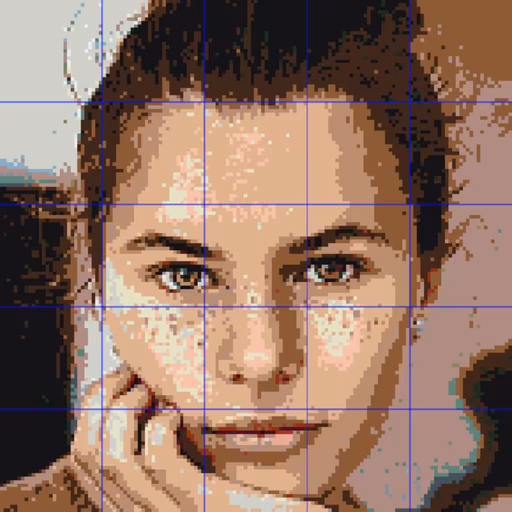 Rendu mosaïque 5x5 plaques — plus de détails