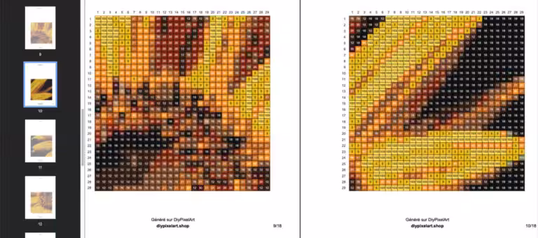 Extrait de la notice pdf d'assemblage d'un tournesol